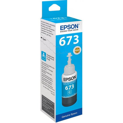 Genuine EPSON Ink For 673 Cyan For l800 l805 l810 l850 l1800