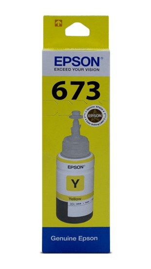 Genuine EPSON Ink For 673 Yellow For l800 l805 l810 l850 l1800